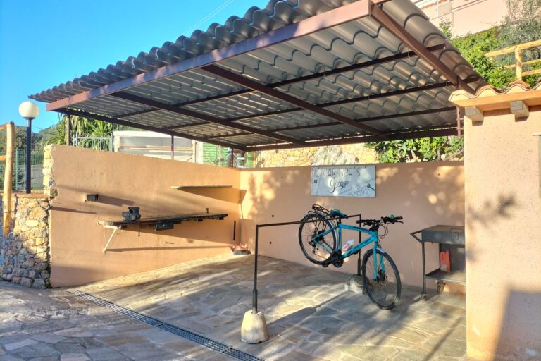 Bike parking and washing