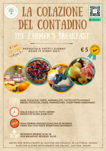 locandina delle nostre colazioni biologiche